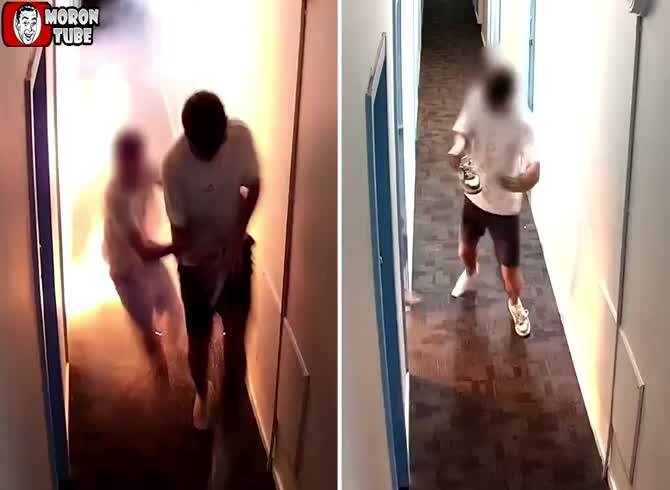 Video :Two Frenchmen barely avoid the explosion of an electric bike